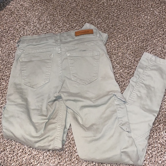 ZARA Trafaluc | Green Cargo Jeans - Picture 4 of 4